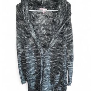 Victoria's Secret Black and Gray Knit Cardigan